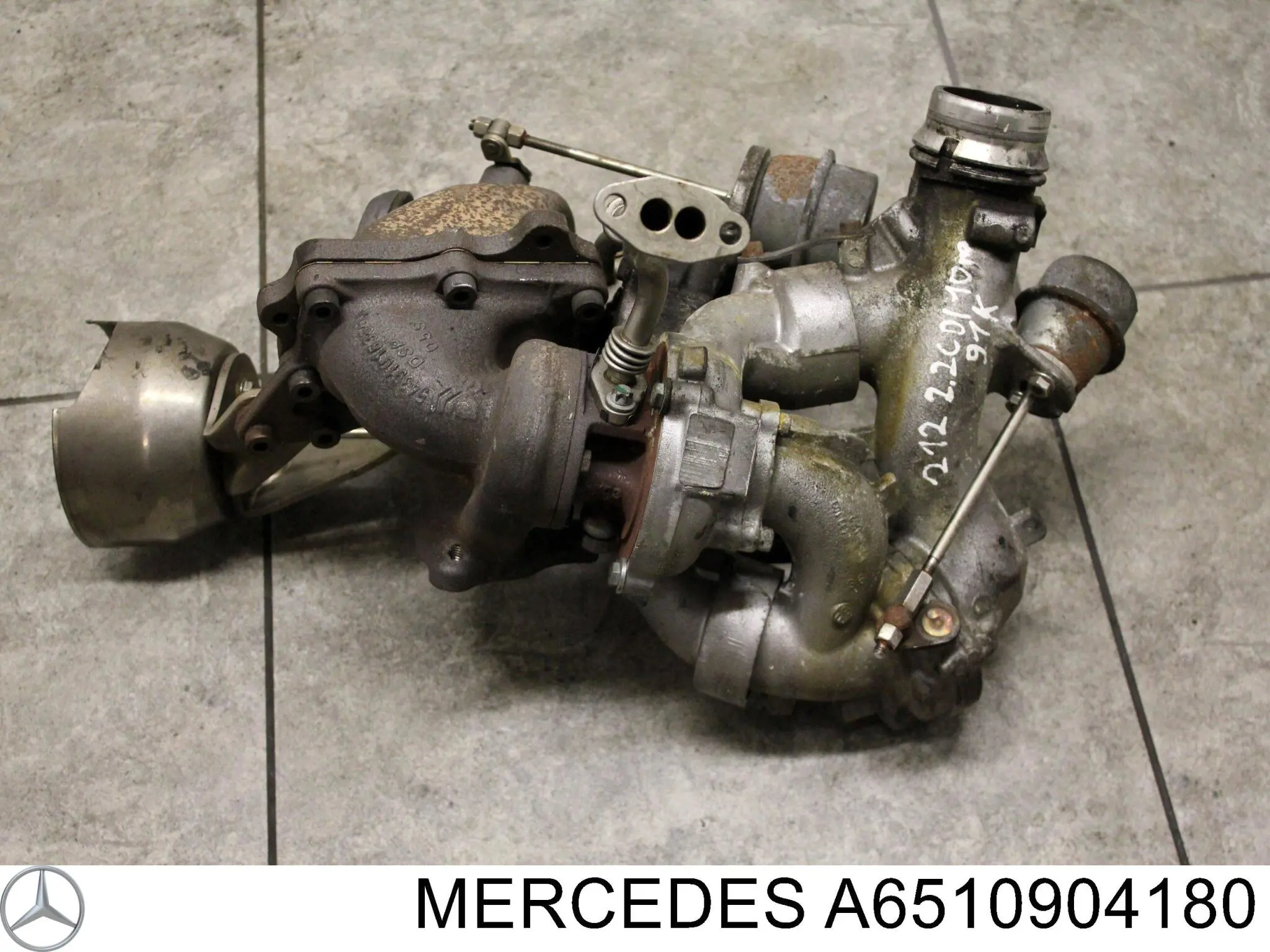 Турбіна Mercedes A6510901280 ціна, від 243.32 USD