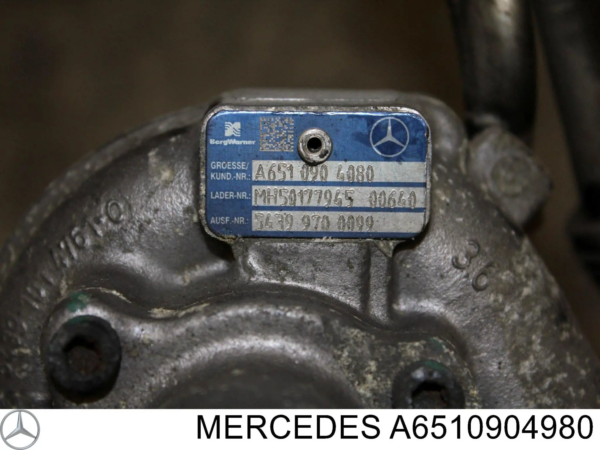 Турбіна Mercedes A6510904980 ціна, від 243.32 USD