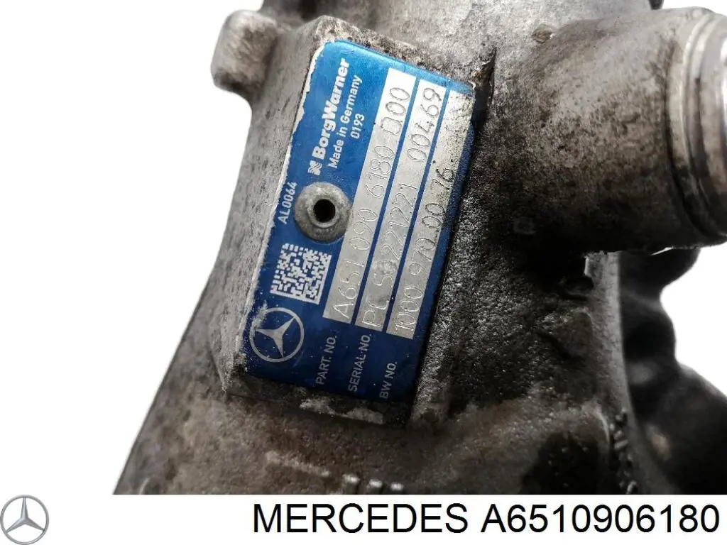 Турбіна Mercedes A6510906180 ціна, від 267.15 USD