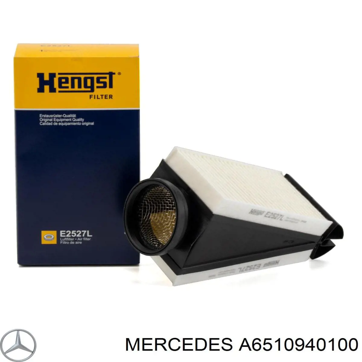 Елемент повітряного фільтра Mercedes A6510940100 ціна, від 44.71 USD