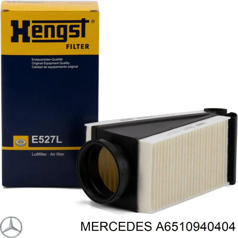 Елемент повітряного фільтра Mercedes A6510940404 ціна, від 37.57 USD