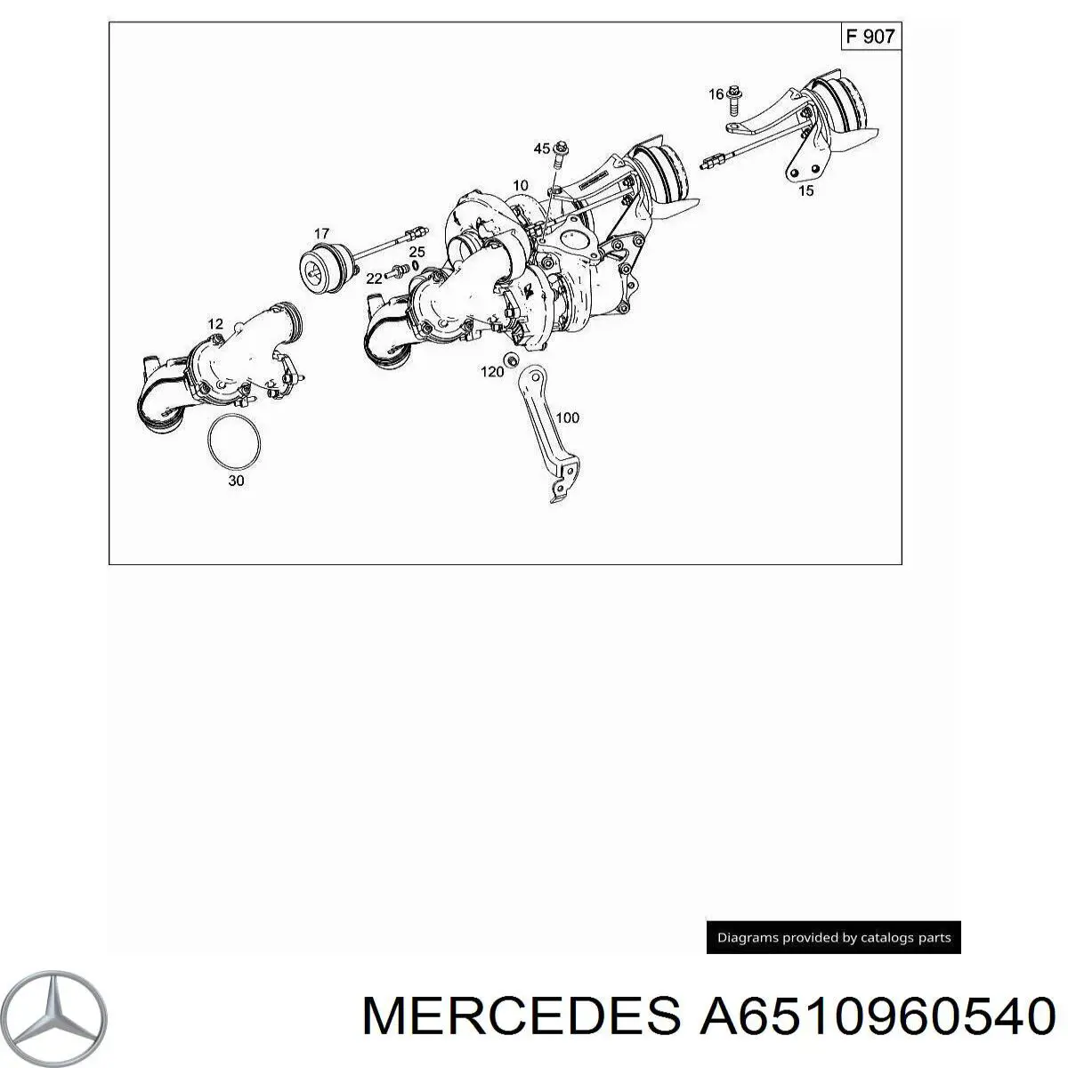  Mercedes A6510960540 ціна, від 3.80 USD