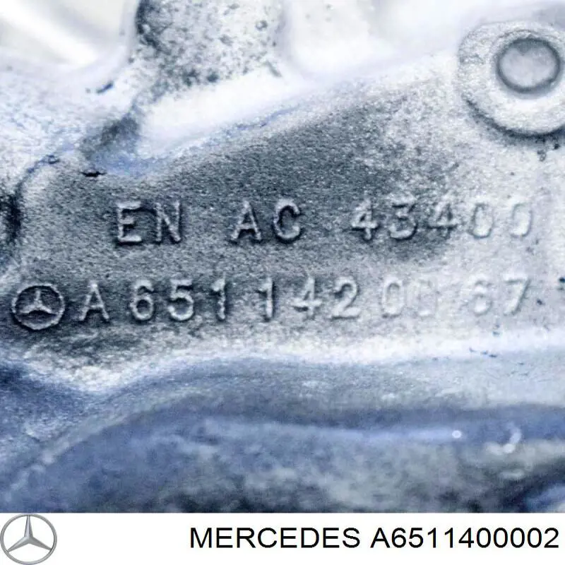 A6511400002 Mercedes байпасний клапан egr, рециркуляції газів