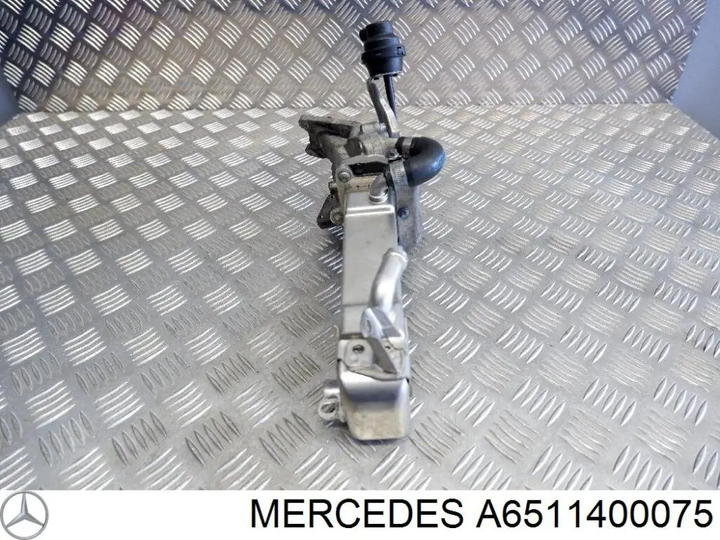 A6511400075 Mercedes Радіатор системи EGR рециркуляції вихлопних газів