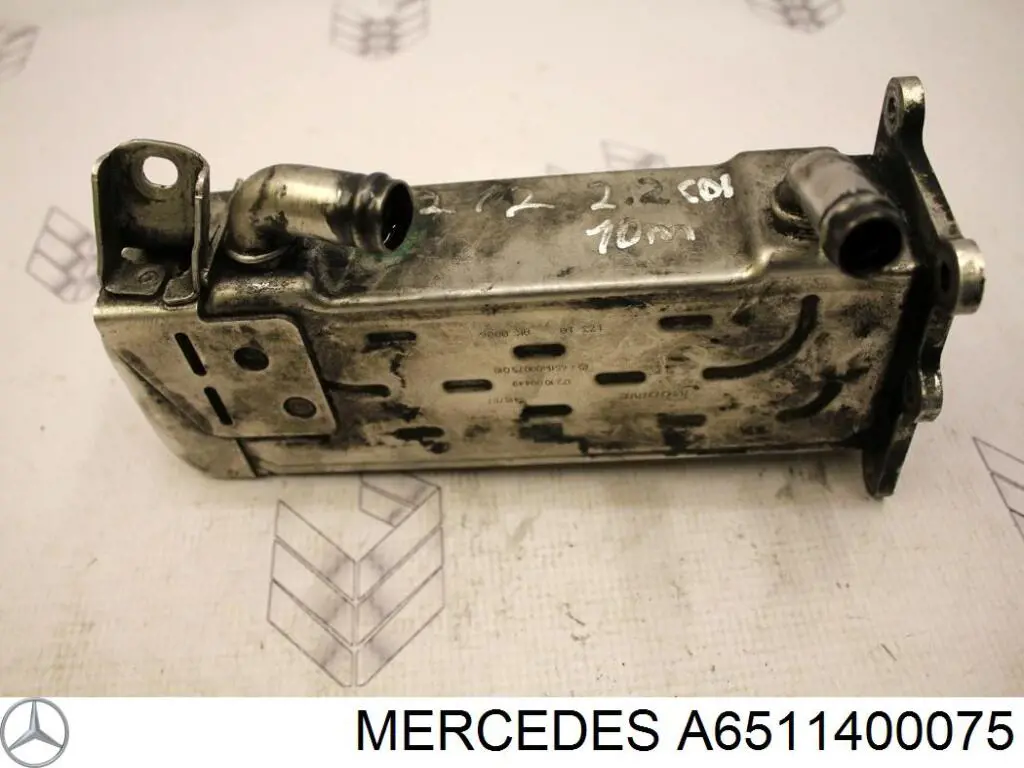 Радіатор системи EGR рециркуляції вихлопних газів Mercedes A6511400075 ціна, від 15.33 USD