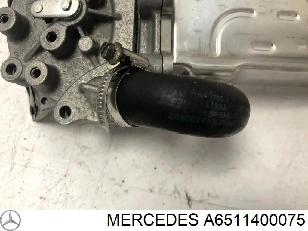 A6511400075 Mercedes Радіатор системи EGR рециркуляції вихлопних газів