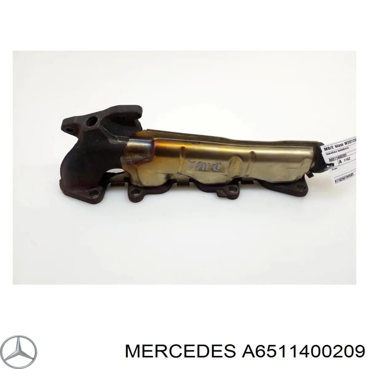 Газопроводи (колектор випускний) Mercedes A6511400209 ціна, від 19.75 USD