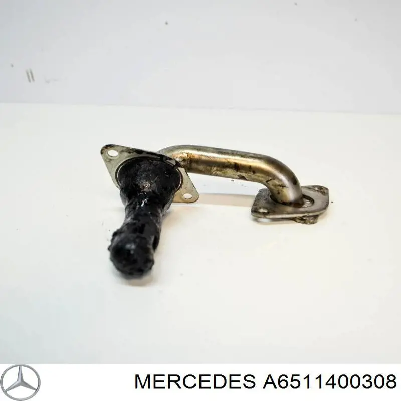Патрубок радіатора системи рециркуляції ОГ Mercedes A6511400308 ціна, від 11.40 USD
