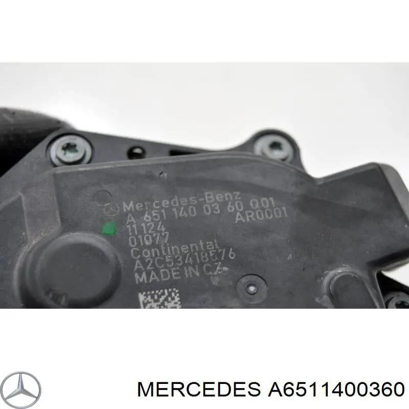 Купити A6511400360 Mercedes Прилади управління системи рециркуляції