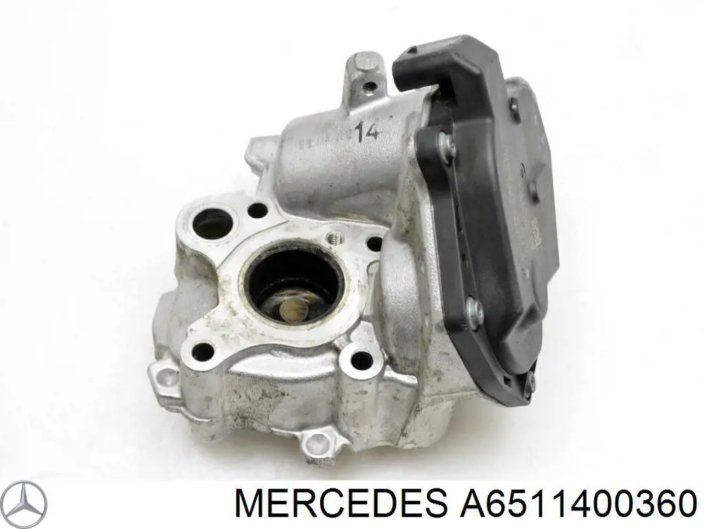 A6511400360 Mercedes клапан egr, рециркуляції газів