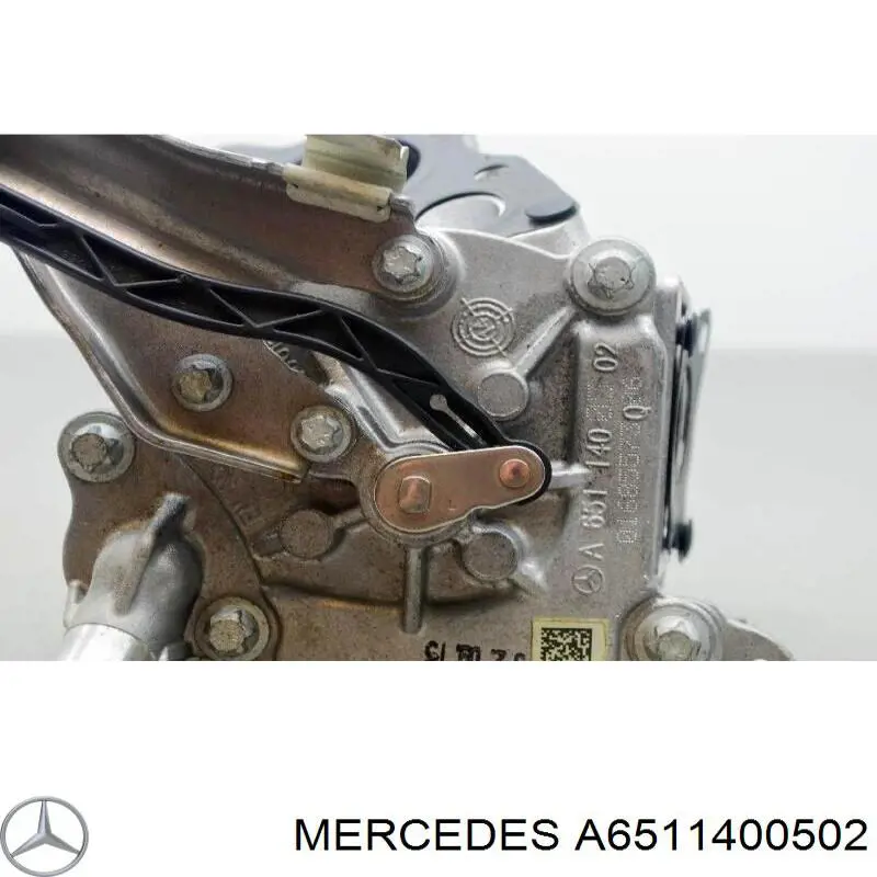 Байпасний клапан EGR, рециркуляції газів A6511400502 Mercedes