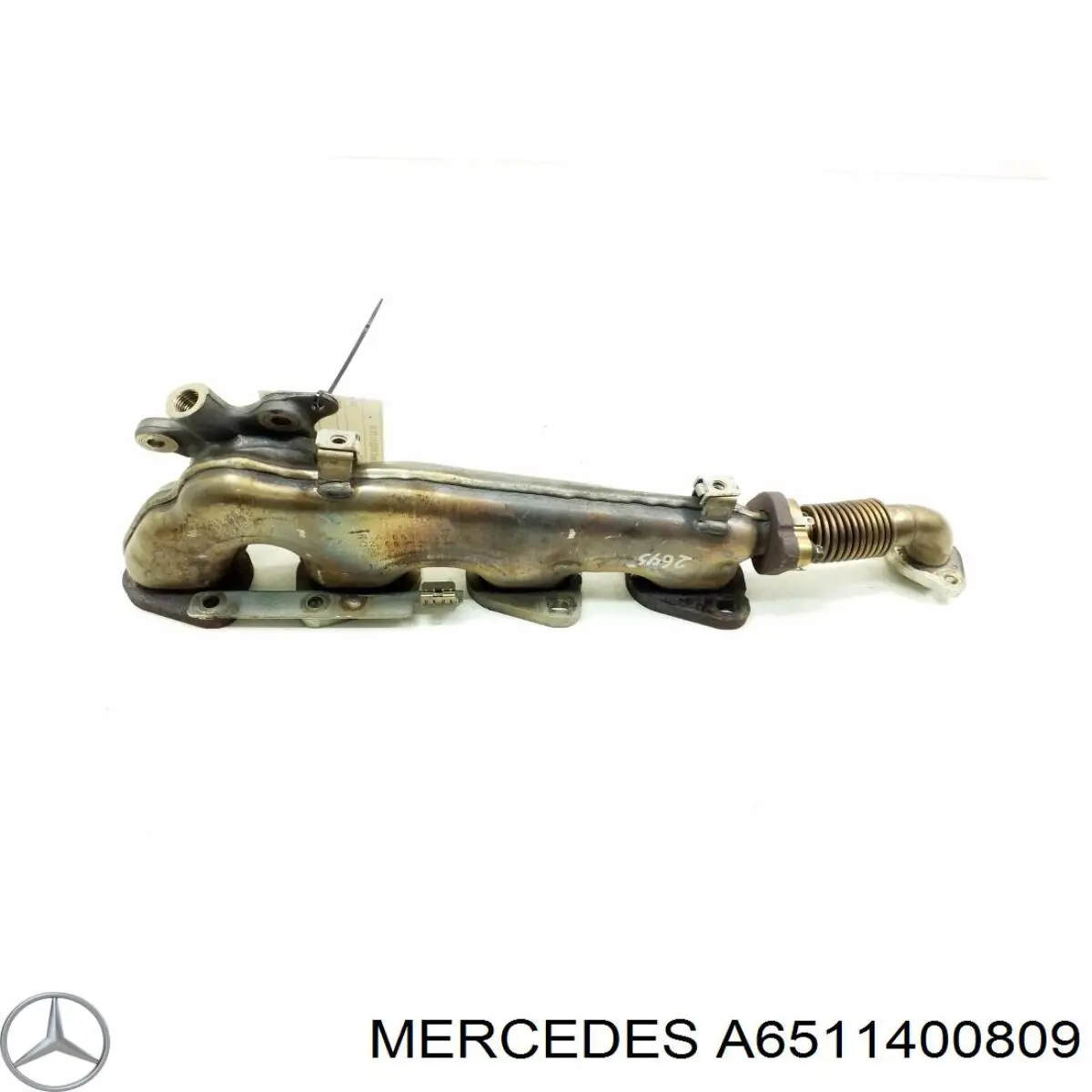 A6511400809 Mercedes Система випуску газів двигуна