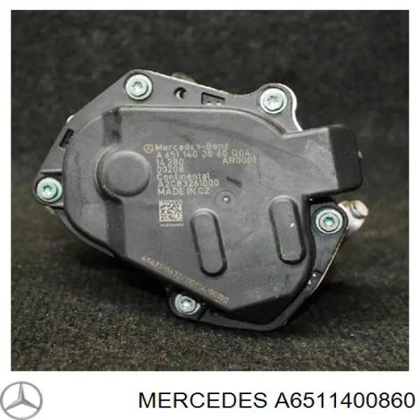 A6511400860 Mercedes клапан egr, рециркуляції газів