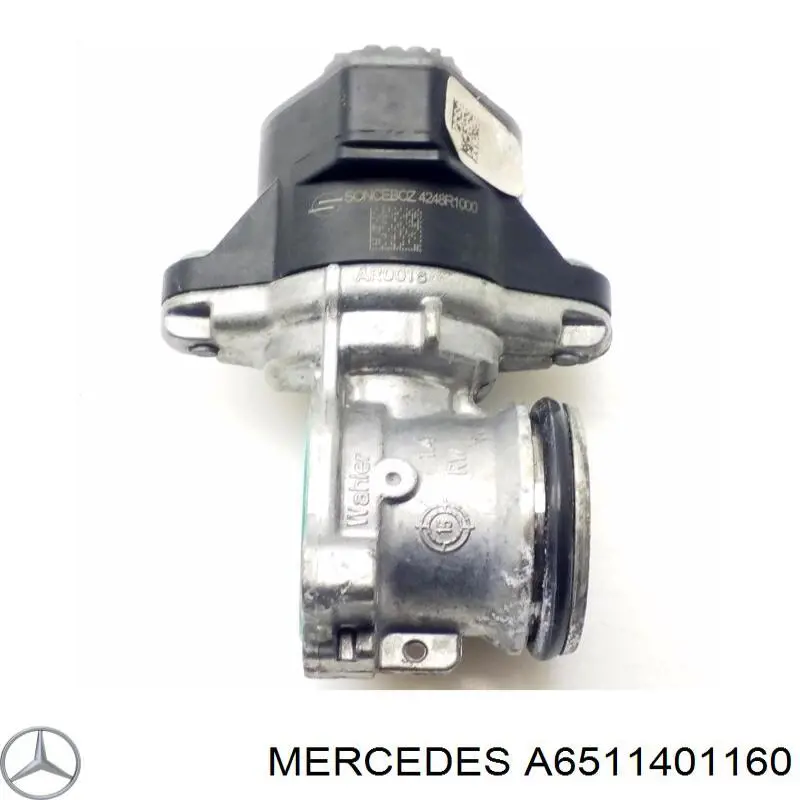Клапан EGR Mercedes A651140116064 ціна, від 143.62 USD