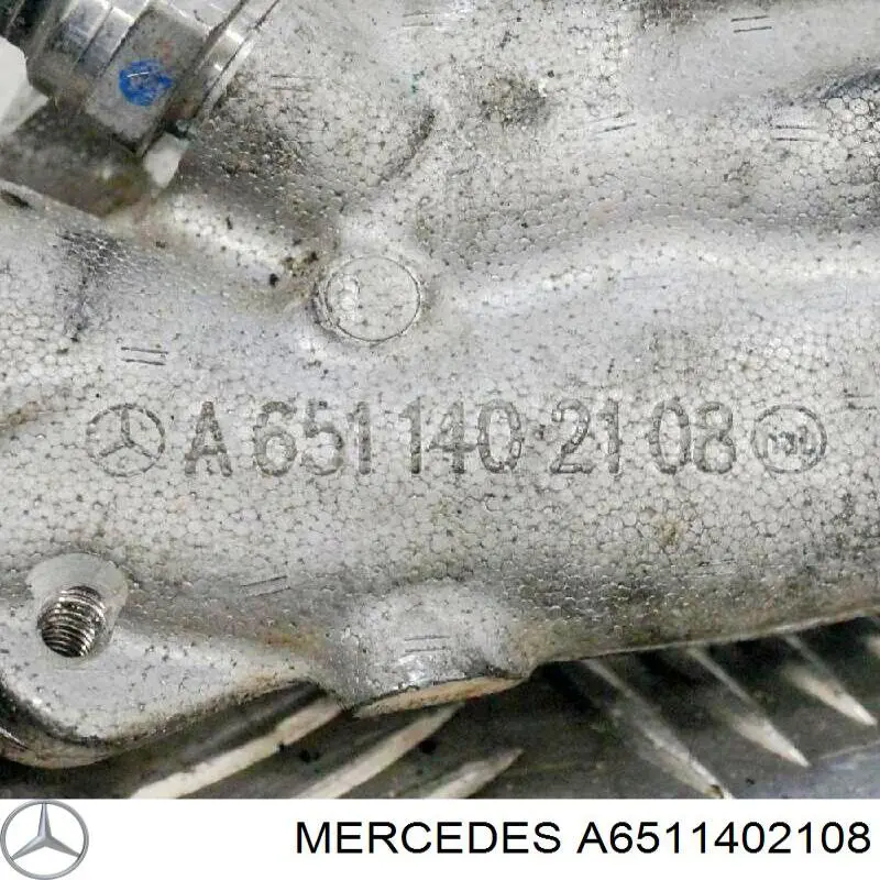 Купити A6511402108 Mercedes Патрубок системи рециркуляції ОГ EGR