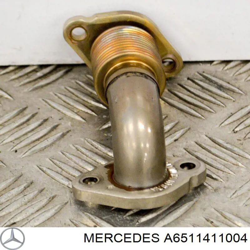 Патрубок радіатора системи рециркуляції ОГ Mercedes A6511411004 ціна, від 12.65 USD
