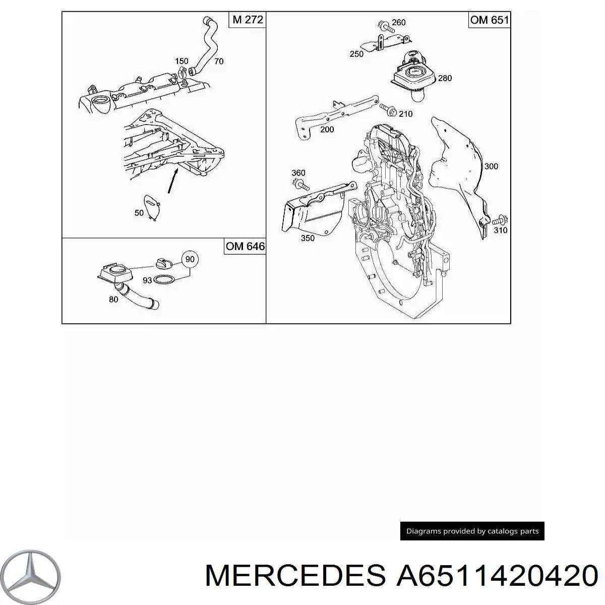  Mercedes A6511420420 ціна, від 5.07 USD