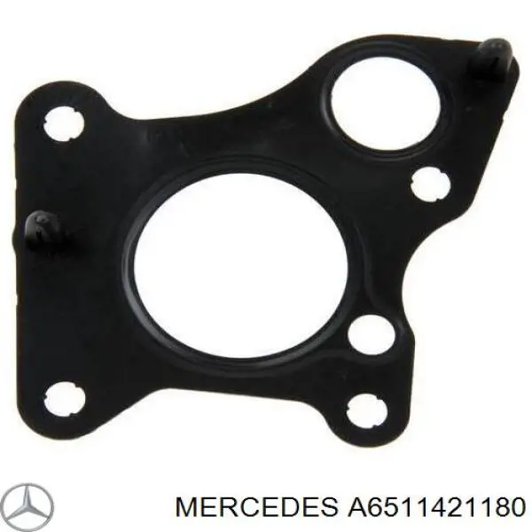 Прокладка патрубка EGR до голівки блока (ГБЦ) A6511421180 Mercedes