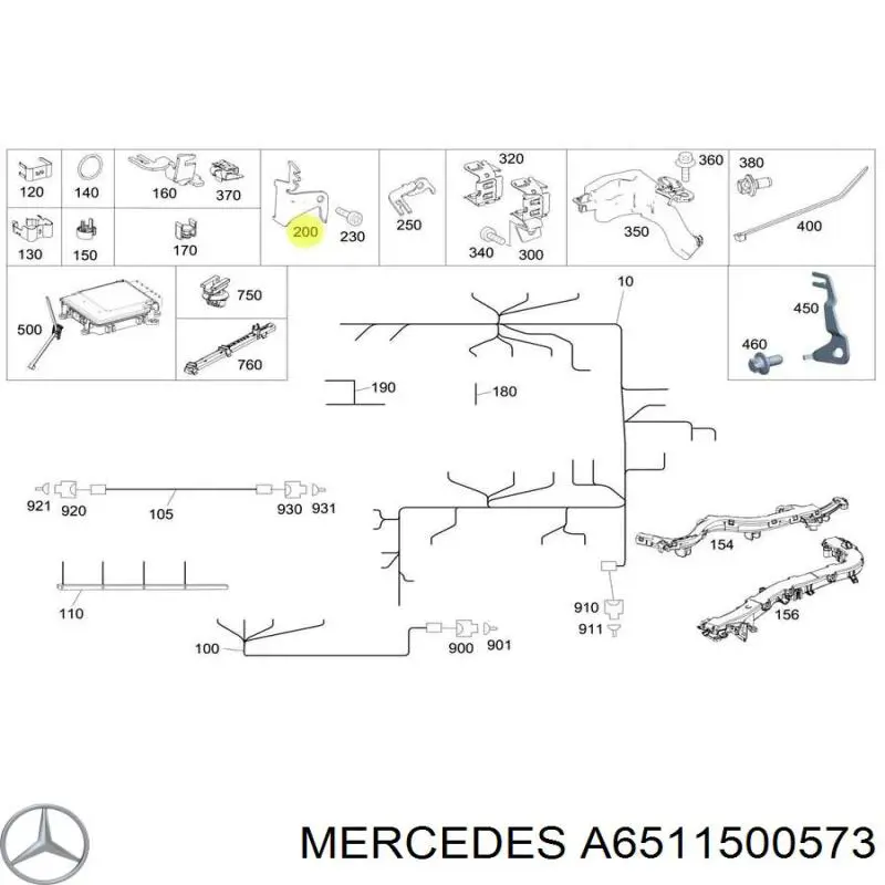  Mercedes A6511500573 ціна, від 7.51 USD