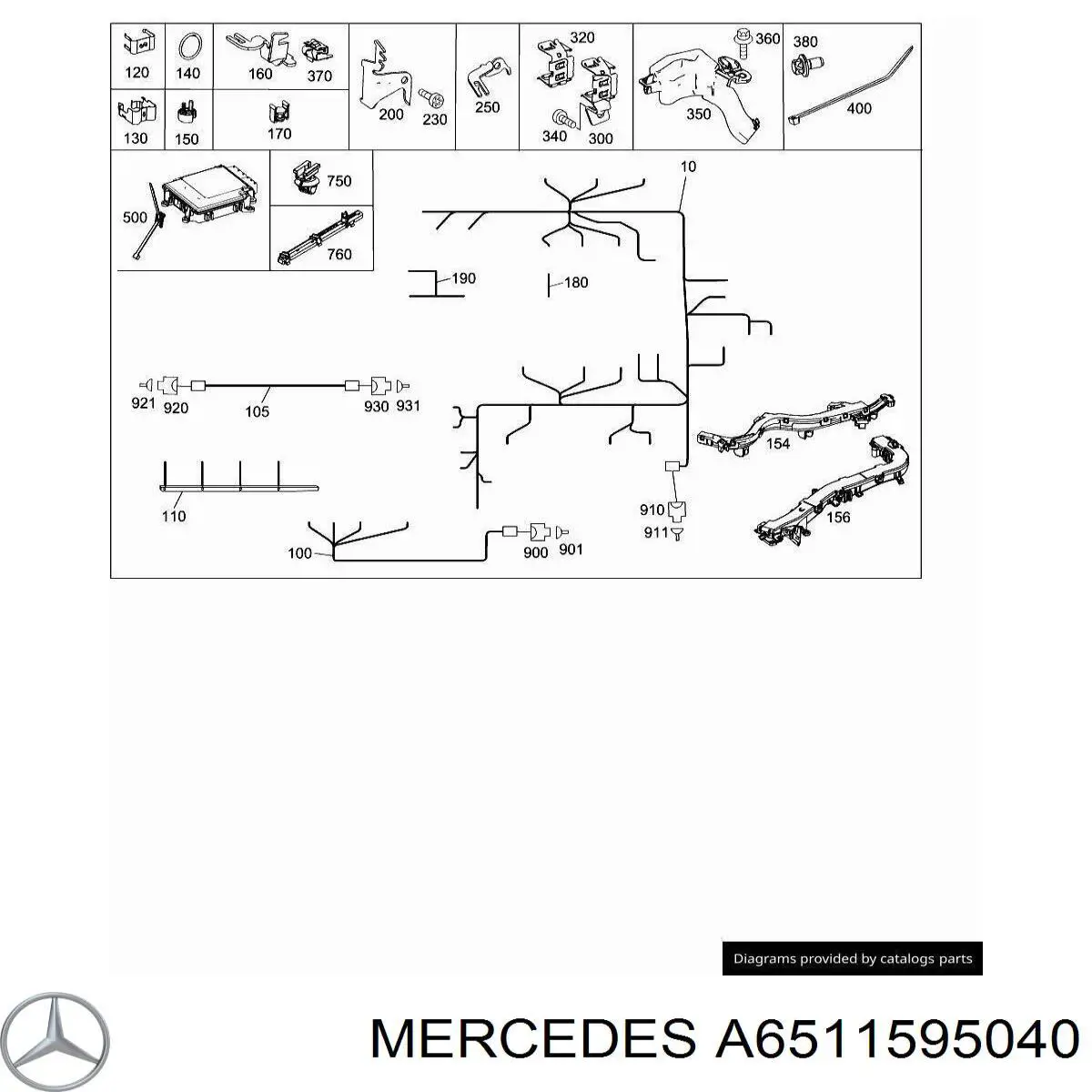A6511595040 Mercedes 