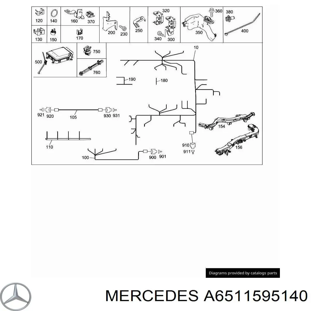  Mercedes A6511595140 ціна, від 6.33 USD