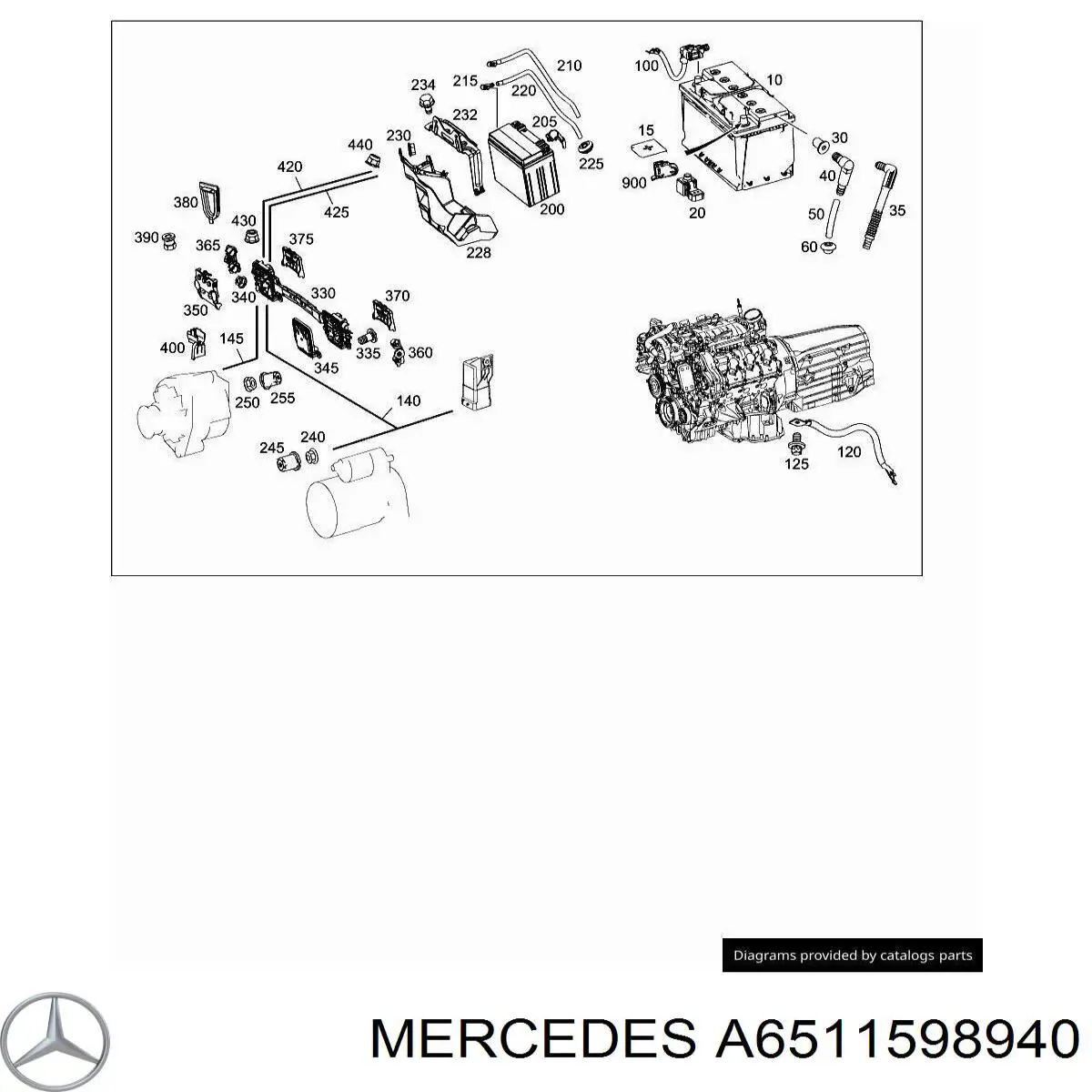  Mercedes A6511598940 ціна, від 5.07 USD