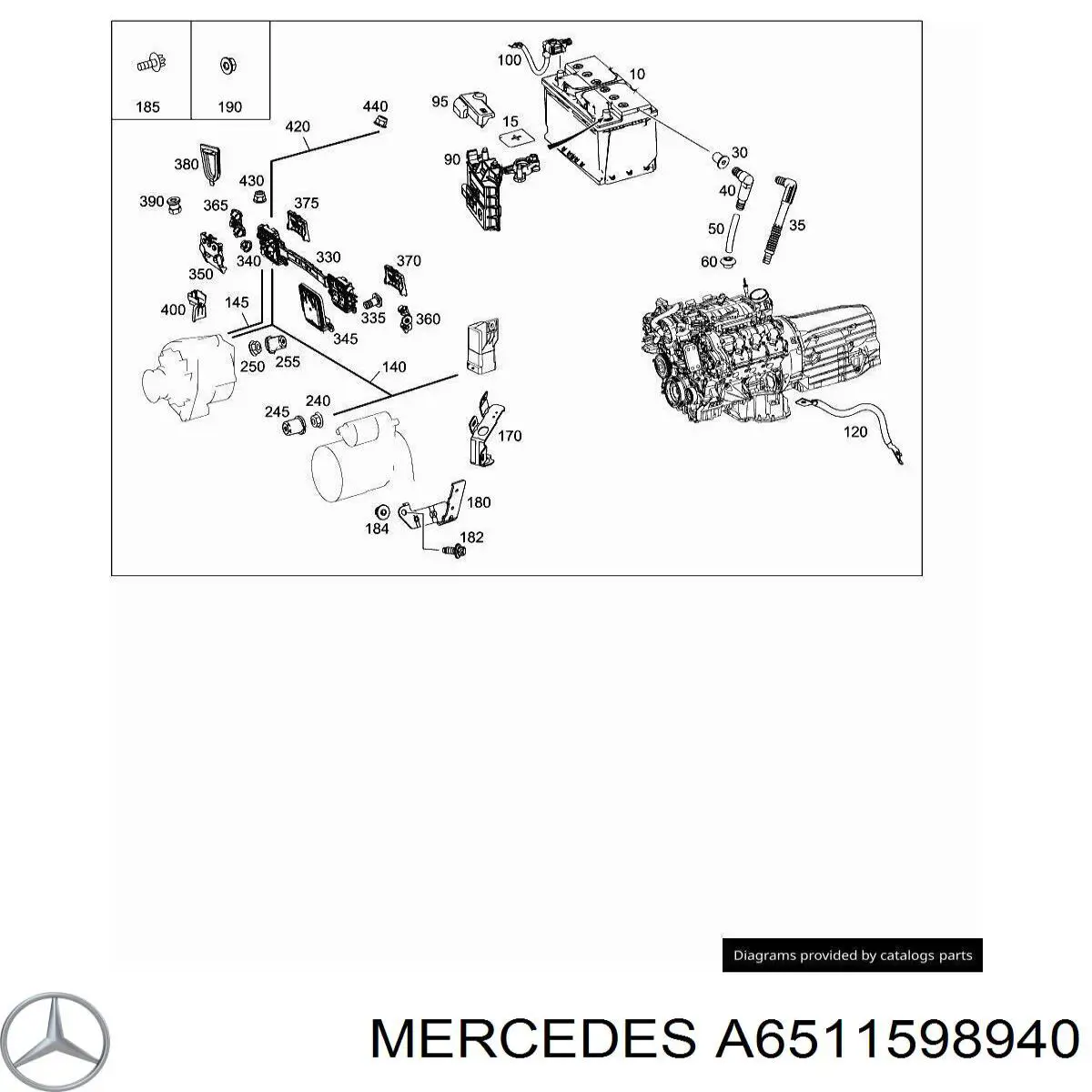 A6511598940 Mercedes 