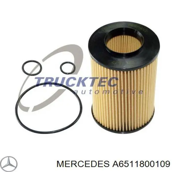 Масляний фільтр двигуна Mercedes A6511800109 ціна, від 22.00 USD