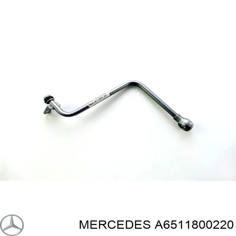 Купити A6511800220 Mercedes Трубка/шланг подачі масла до турбіни
