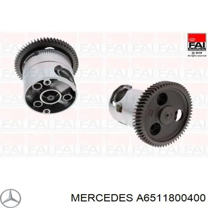 Помпа масляна Mercedes A6511800400 ціна, від 249.46 USD