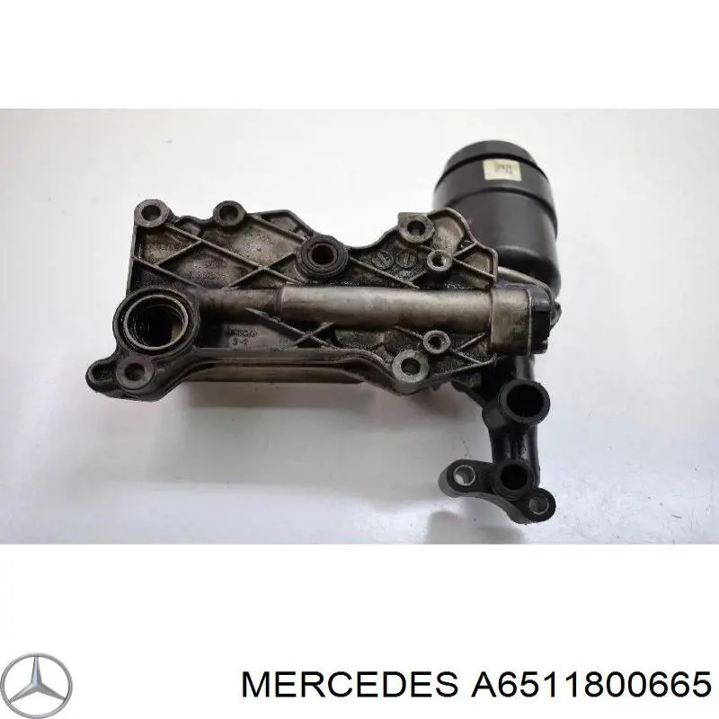 Масляний радіатор охолодження рідини АКПП Mercedes A6511800665