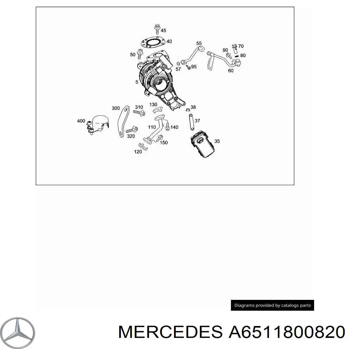  Mercedes A6511800820 ціна, від 28.12 USD