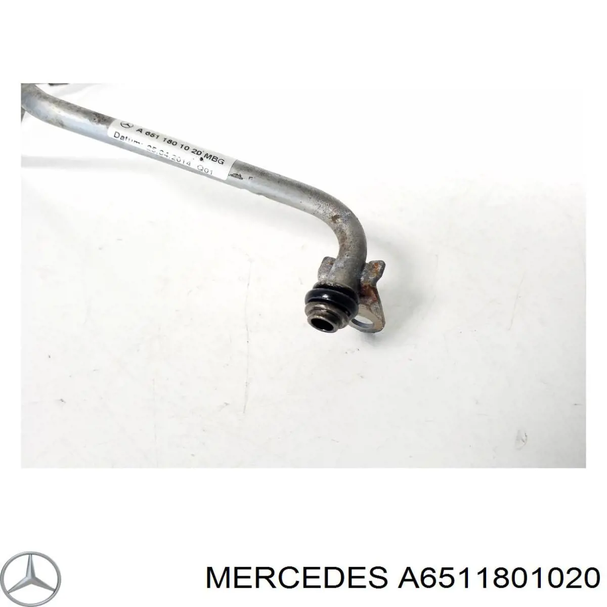 Трубка/шланг подачі масла до турбіни Mercedes A6511801020 ціна, від 25.34 USD
