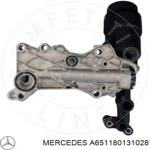 Корпус масляного фільтра Mercedes A651180131028 ціна, від 93.37 USD
