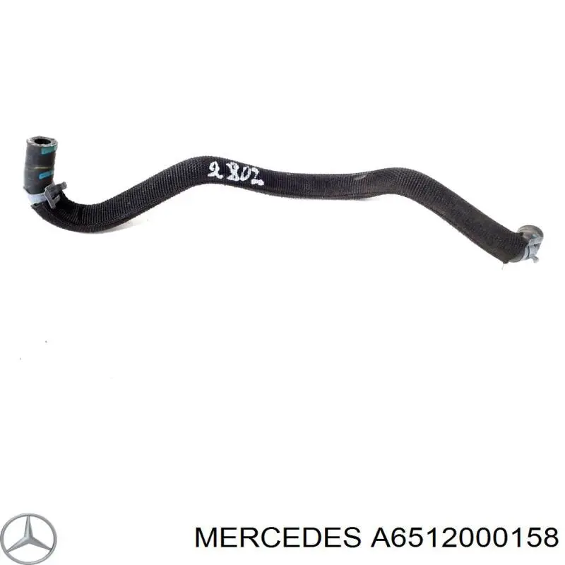 Трубка картера повітряна Mercedes A651200035864 ціна, від 6.33 USD