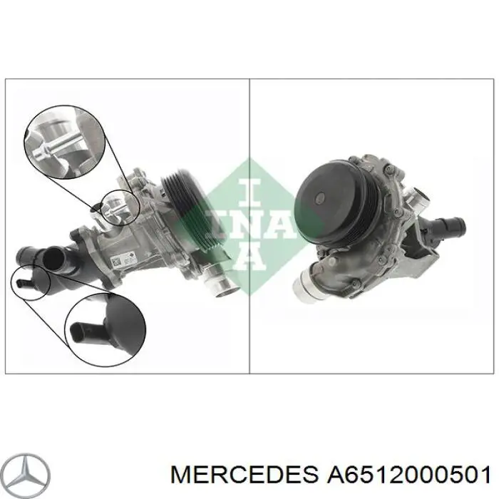 Помпа охолодження Continental/Siemens WPS3066 ціна, від 170.32 USD