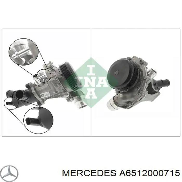 Автомобільний термостат Mercedes A6512000715 ціна, від 33.14 USD