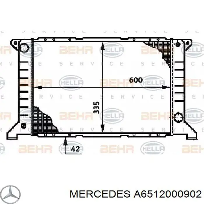 Помпа охолодження Mercedes A6512000902 ціна, від 92.01 USD
