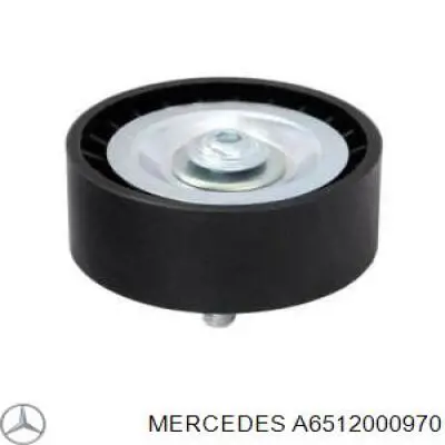 Ролик приводного ременя, паразитний Mercedes A6512000970 ціна, від 21.04 USD
