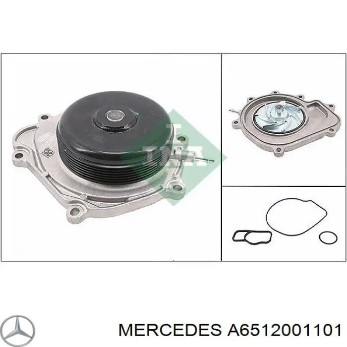 Купити A6512001101 Mercedes Насос охолоджуючої рідини