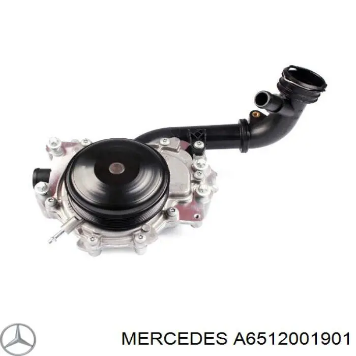A6512001901 Mercedes помпа водяна, (насос охолодження)