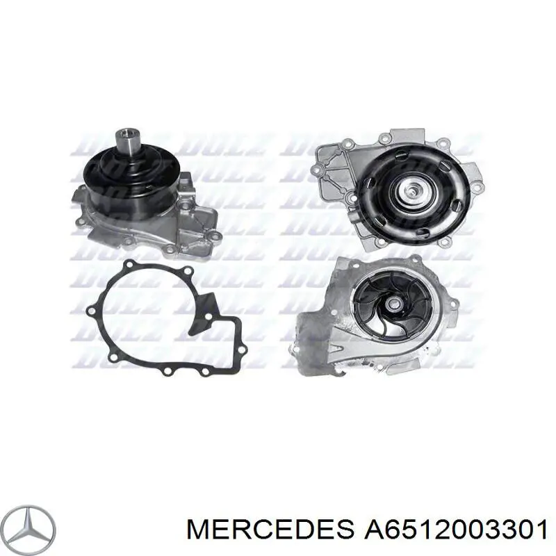 A6512003301 Mercedes Насос охолодження