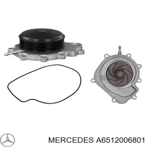 Помпа охолодження Mercedes A6512006801 ціна, від 84.33 USD
