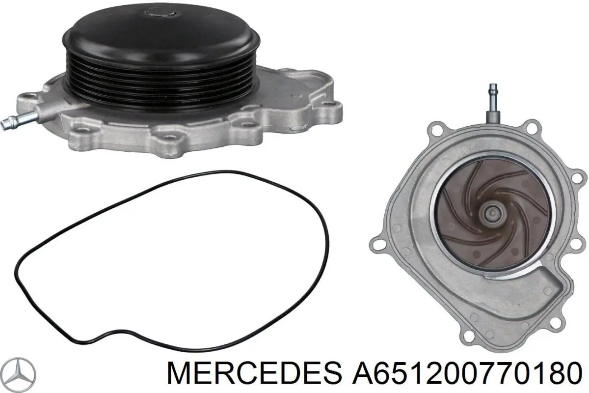 Купити A651200770180 Mercedes Насос охолоджуючої рідини