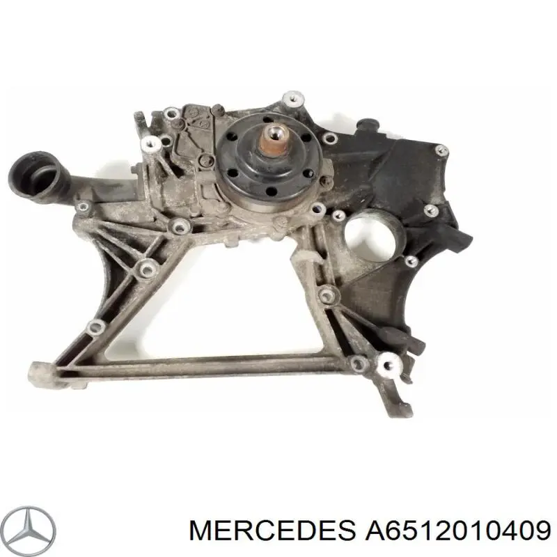 A6512010409 Mercedes Кришка мотора передня