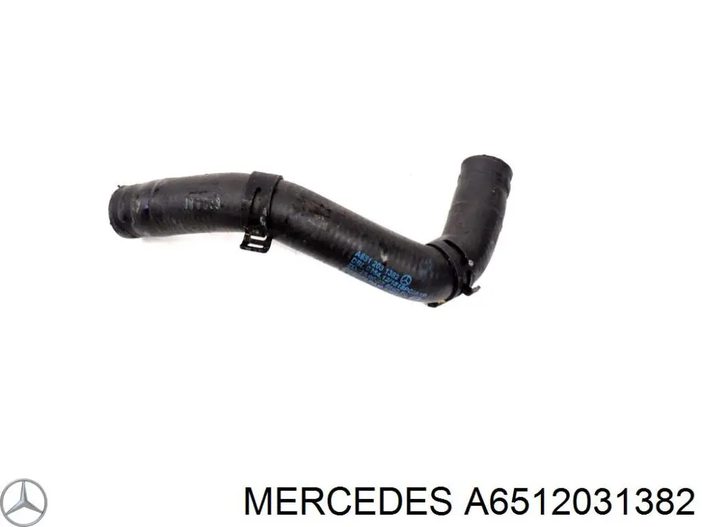 Шланг (патрубок) охолодження масляного теплообмінника, відведення на Mercedes Sprinter (906)