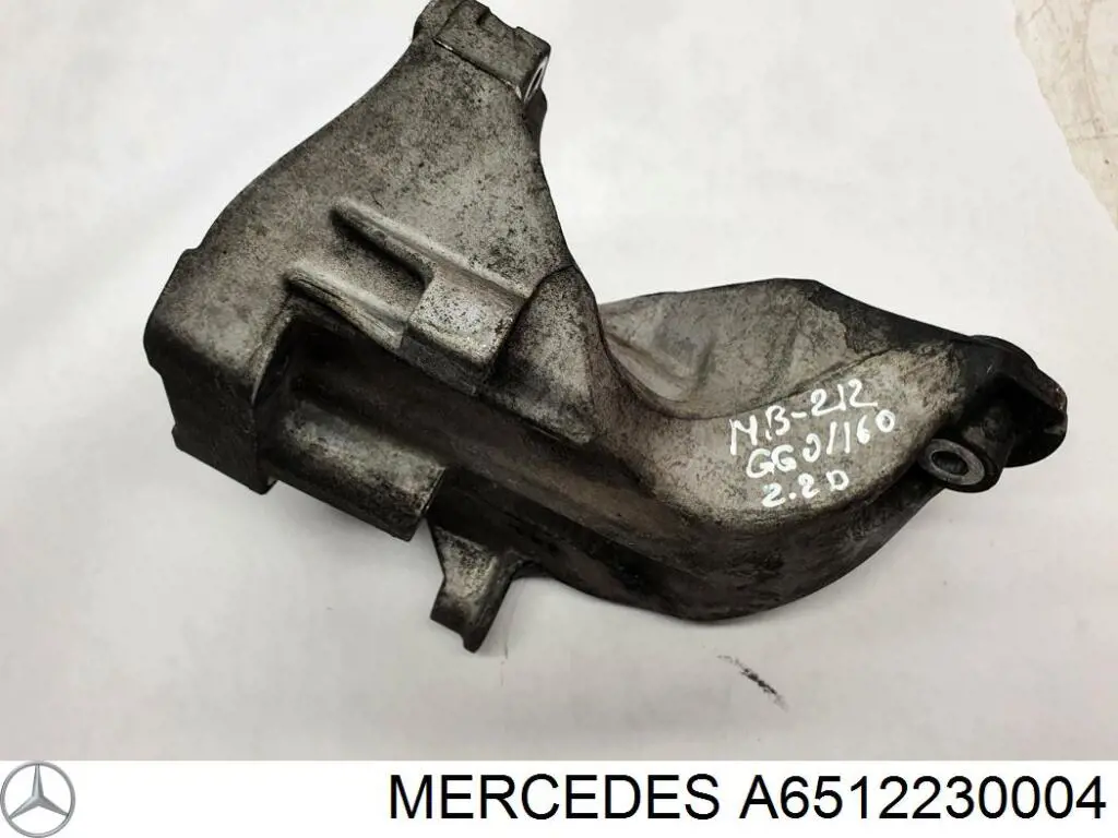 Кронштейн подушки (опори) двигуна, лівої Mercedes A6512230004 ціна, від 7.04 USD