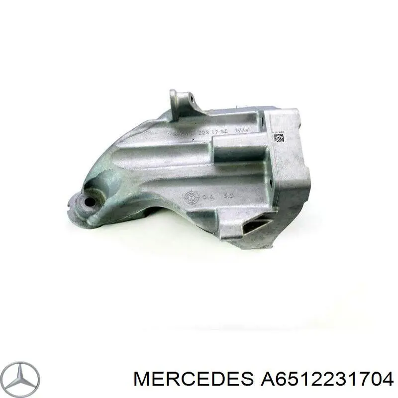 A6512231704 Mercedes Кронштейн подушки (опори) двигуна, лівої