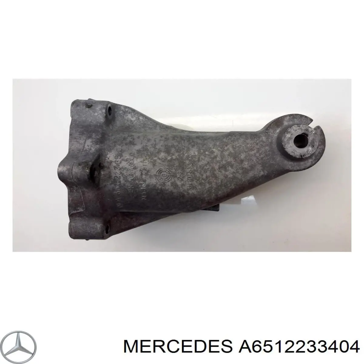 Кронштейн подушки (опори) двигуна, правої Mercedes A6512233404
