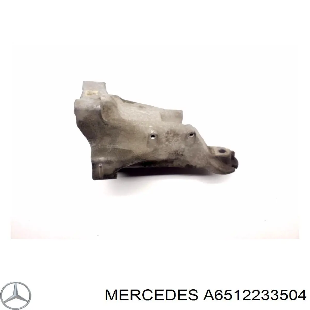Кронштейн подушки (опори) двигуна, правої Mercedes A6512233504